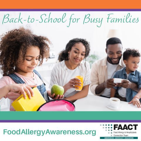 Child packing a school lunch with their family for Back to School season